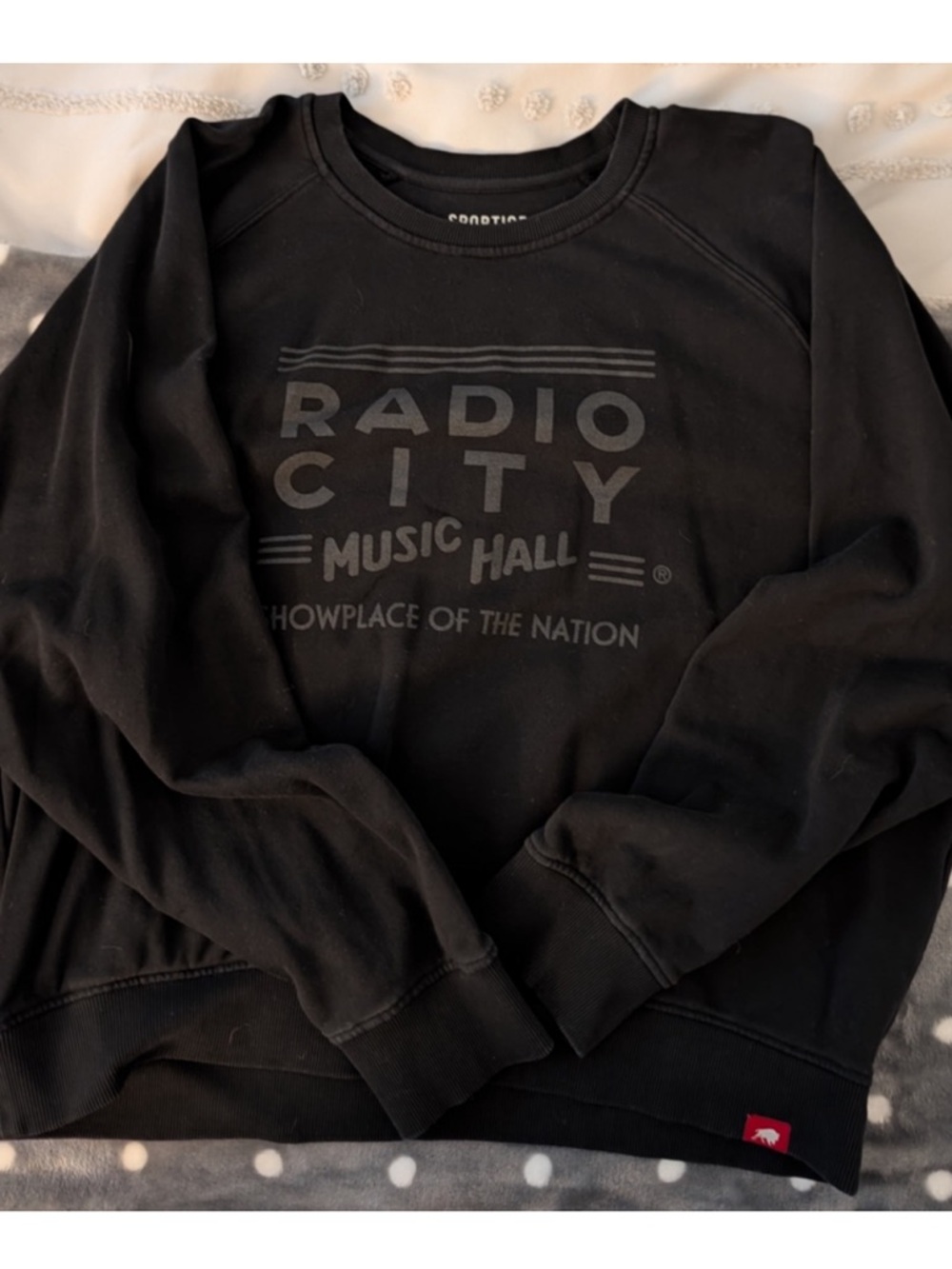 Radio City Music Hall Black Crewneck